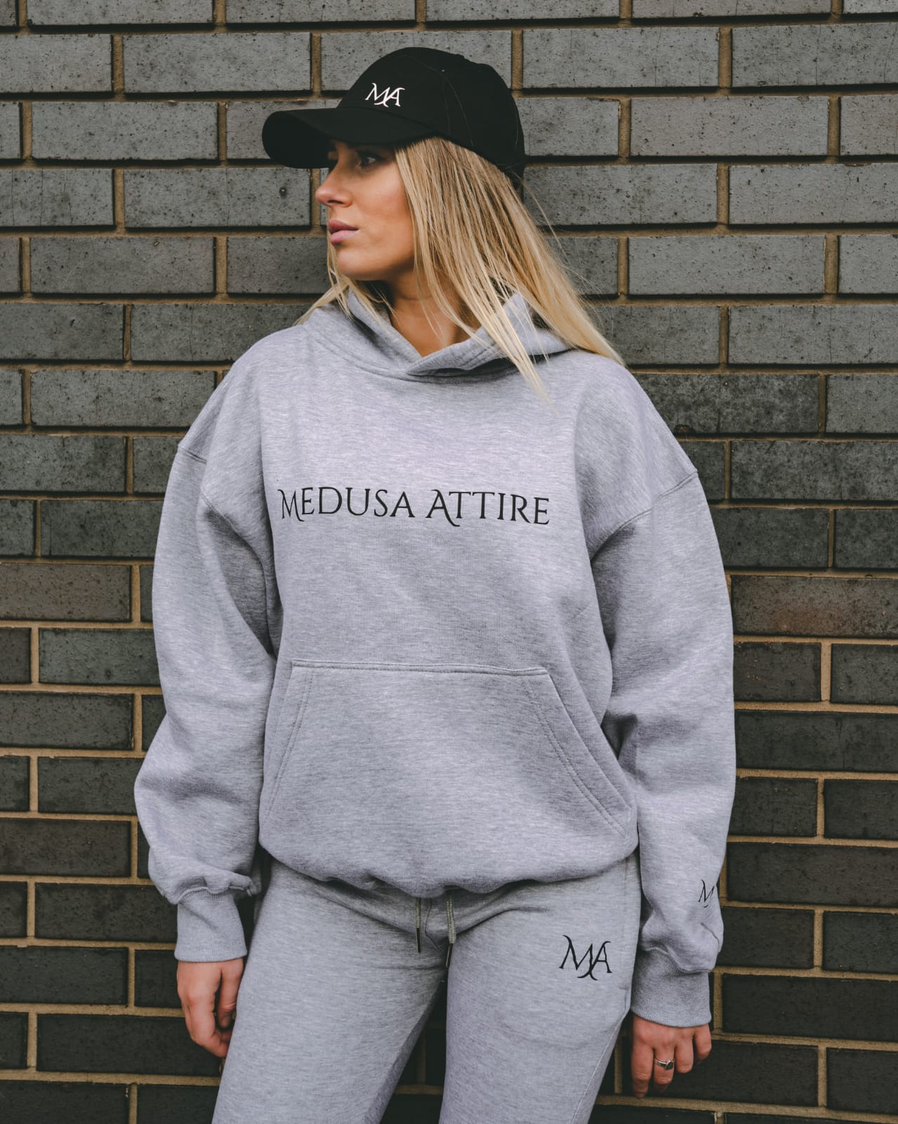 Oversize Hoodie - Original Logo - Grey