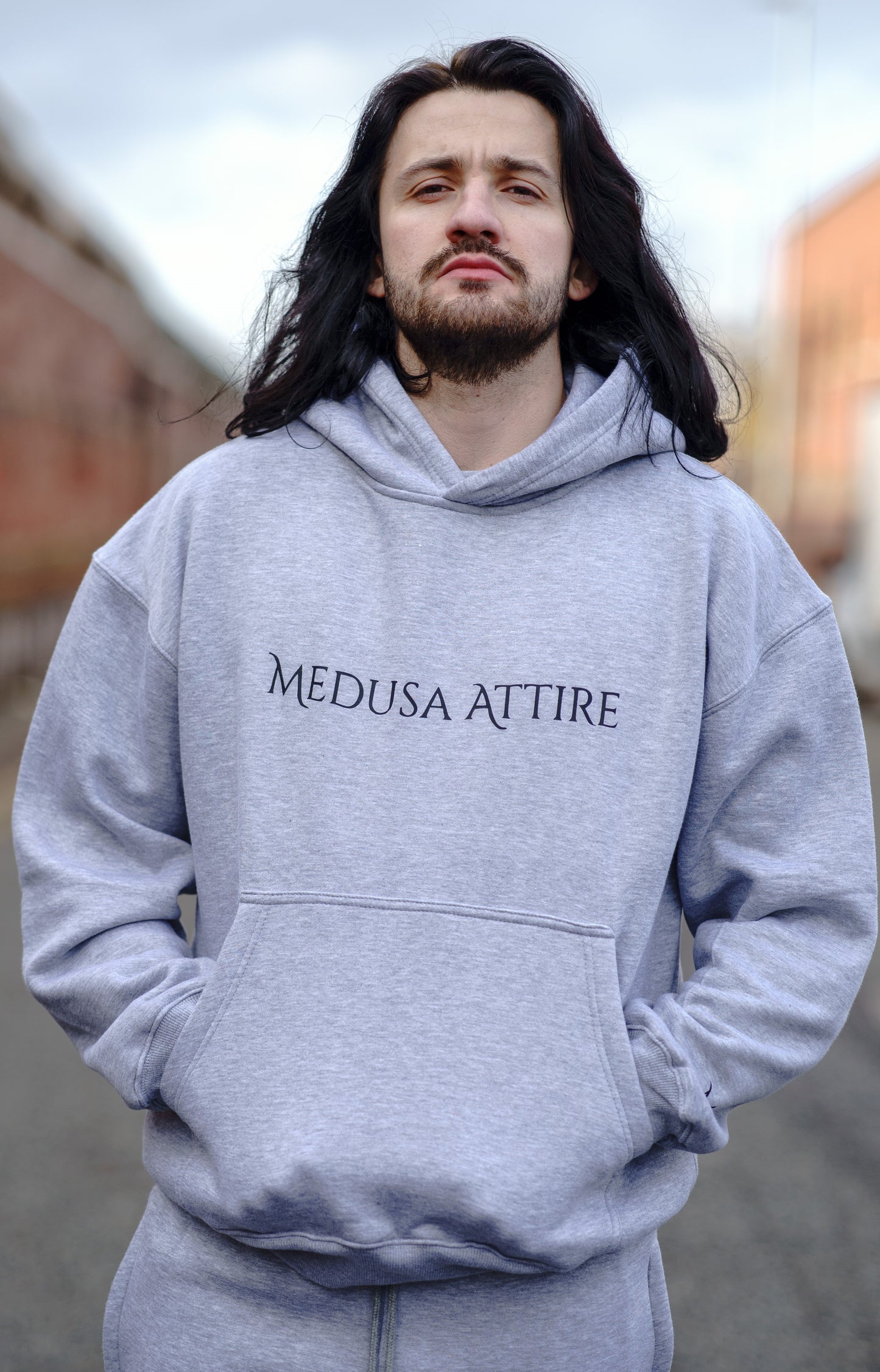 Oversize Hoodie - Original Logo - Grey